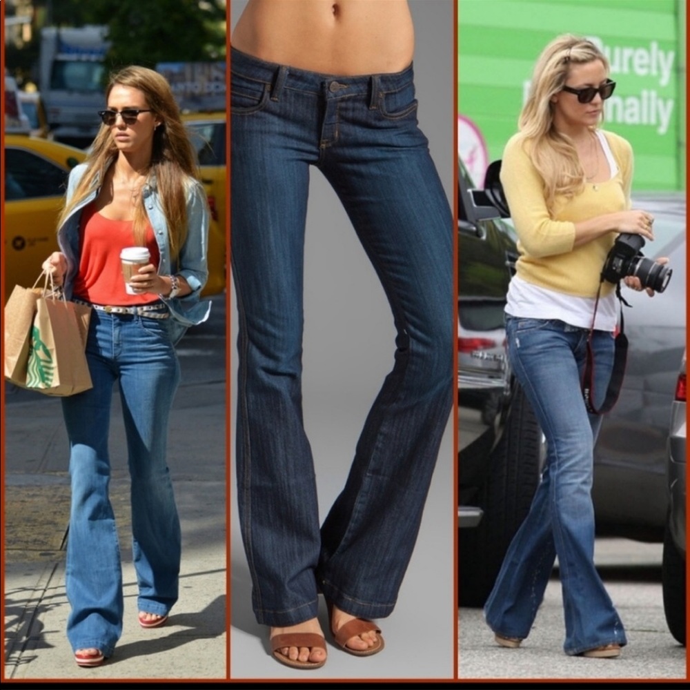 Frankie B. Downtown Slim Bootcut Low Rise Y2K Jeans
